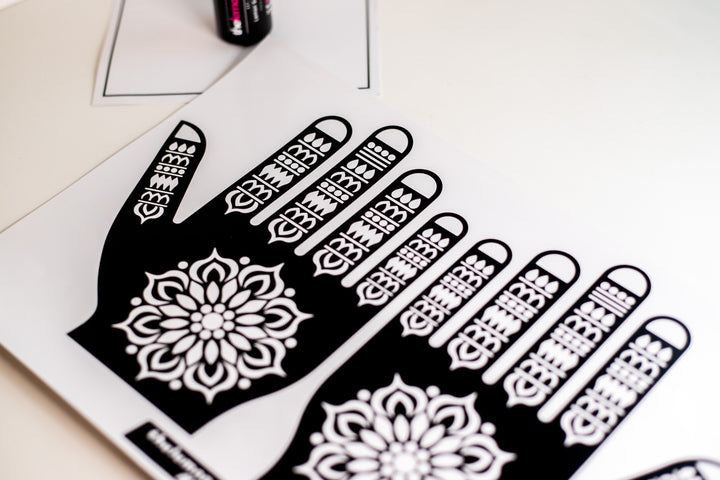 Henna Stencil #17
